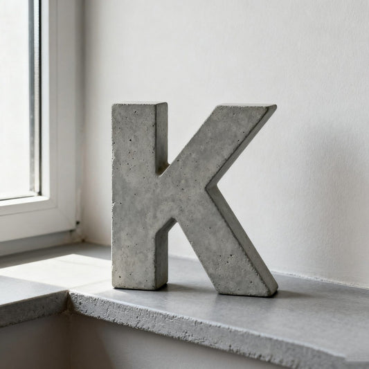 Versatile Cement Letters, Custom Sizes & Durable