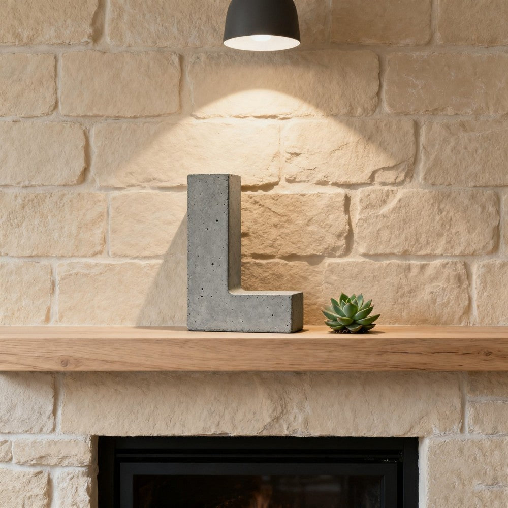 Versatile Cement Letters, Custom Sizes & Durable