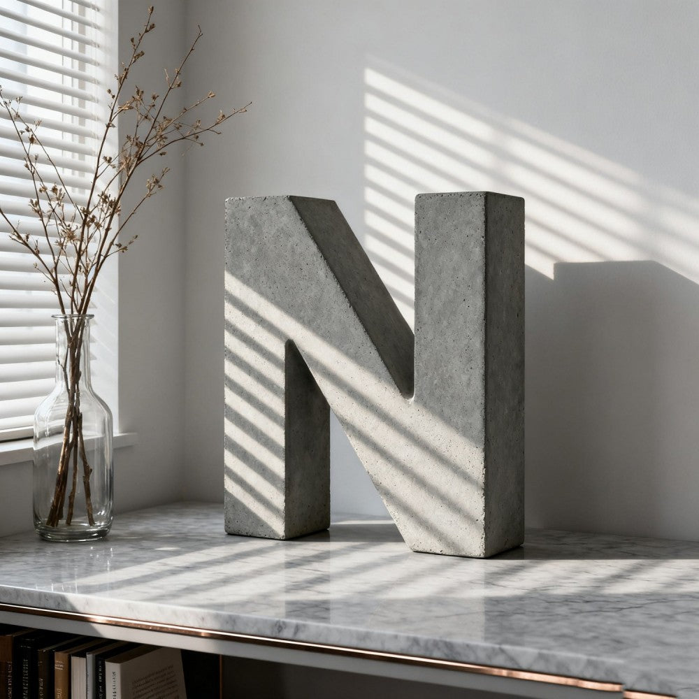 Versatile Cement Letters, Custom Sizes & Durable