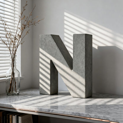 Versatile Cement Letters, Custom Sizes & Durable