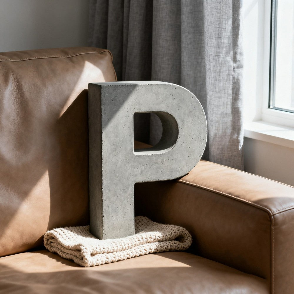 Versatile Cement Letters, Custom Sizes & Durable