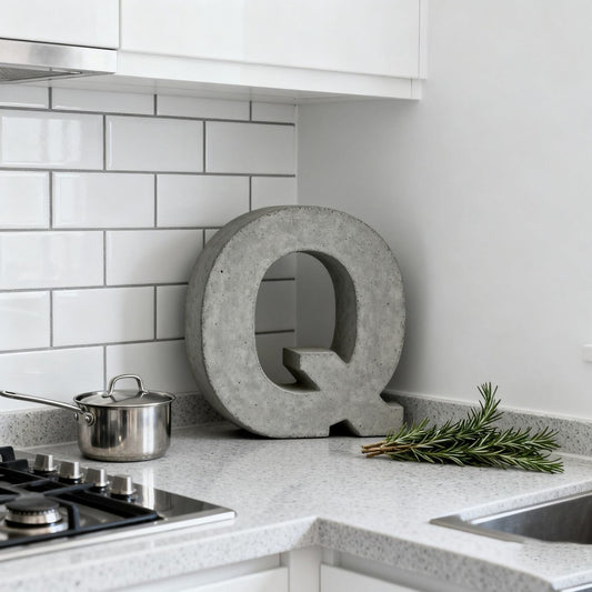 Chic Cement Letters - Custom & Multi-Scene