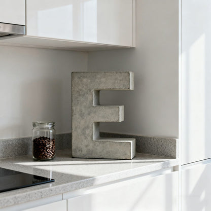 Weather-Resistant Cement Letters, Customizable