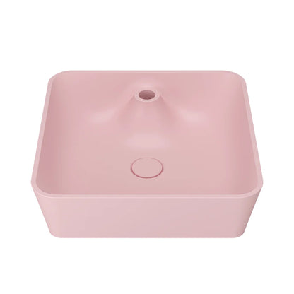 Square Concrete Wash Basin With Tap Hole